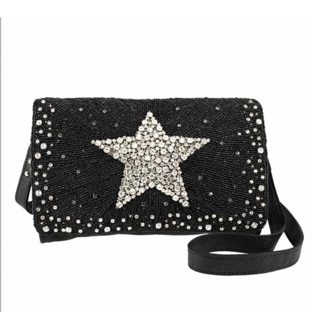 Mary Frances Stardust Genuine Leather Embellished Crossbody Bag BRAND NEW - Picture 10 of 10
